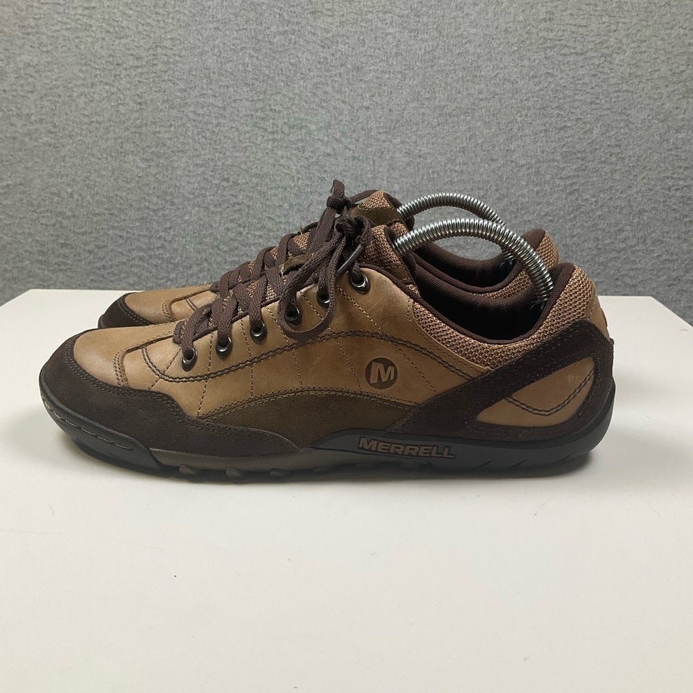 Merrell Men's size 9 Brown and Dark Brown Low-Top Athletic Shoes